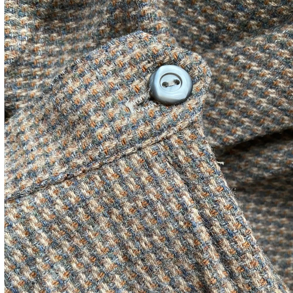 Vintage Wool Accordion Midi Tweed Skirt 2-4 XS-S - Picture 4 of 8